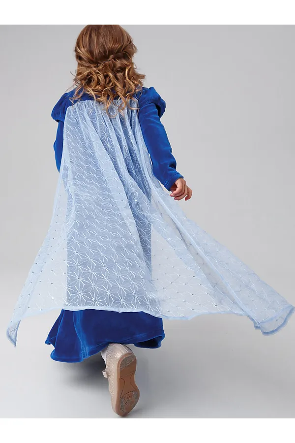 Платье PLAYTODAY, тёмно-синий,белый - фото 2