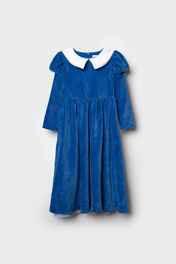 Платье PLAYTODAY, тёмно-синий,белый - фото 2