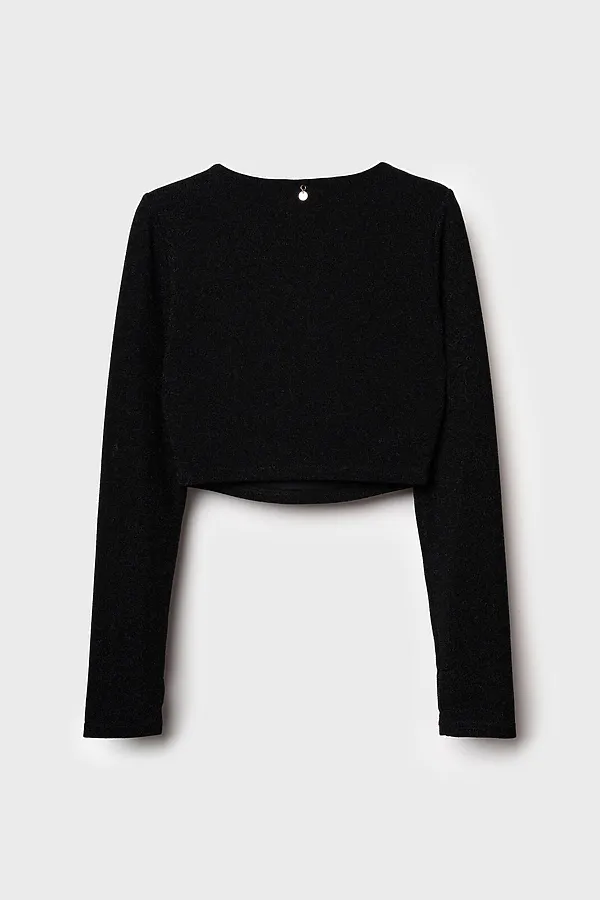 Джемпер PLAYTODAY, черный,серебряный - фото 2