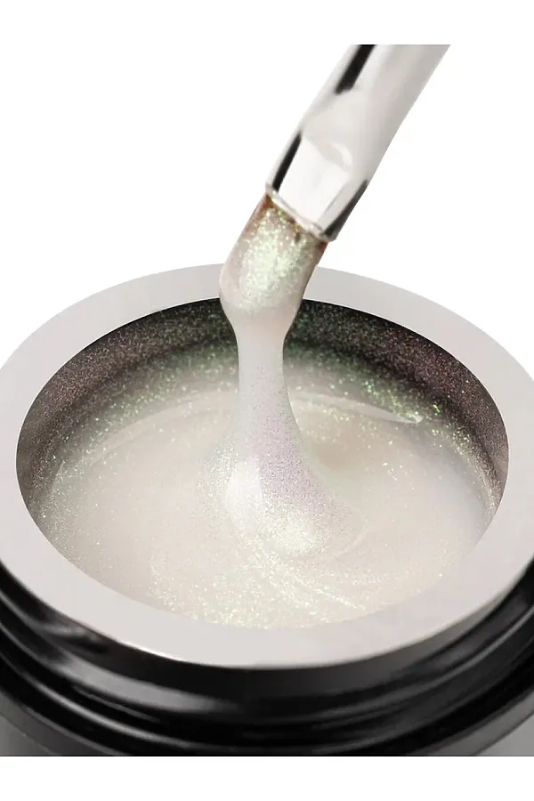 Manita Professional Гель моделирующий для ногтей с хлопьями юки / Builder Gel Euphoria №07, 15 мл KRISTALLER, euphoria №07 - фото 2