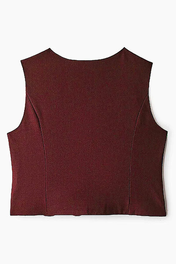 Комплект (Жилет+Юбка) SMENA, бордовый - фото 2