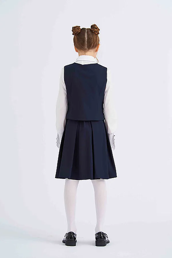 Комплект (Жилет+Юбка) SMENA, синий - фото 2