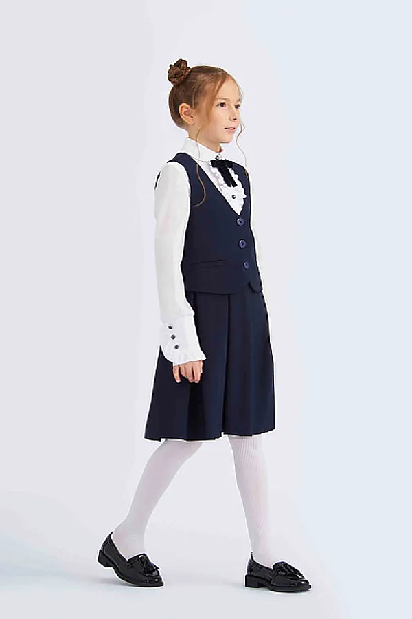 Комплект (Жилет+Юбка) SMENA, синий - фото 2