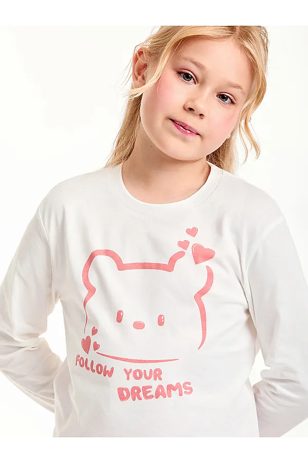 Пижама SMENA, молочный/красный - фото 2