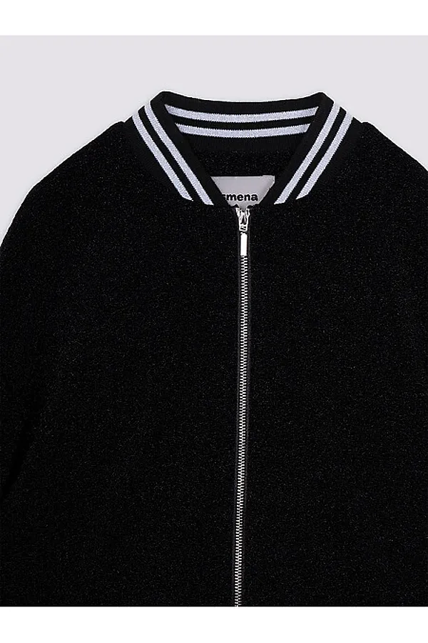 Бомбер SMENA, черный - фото 2