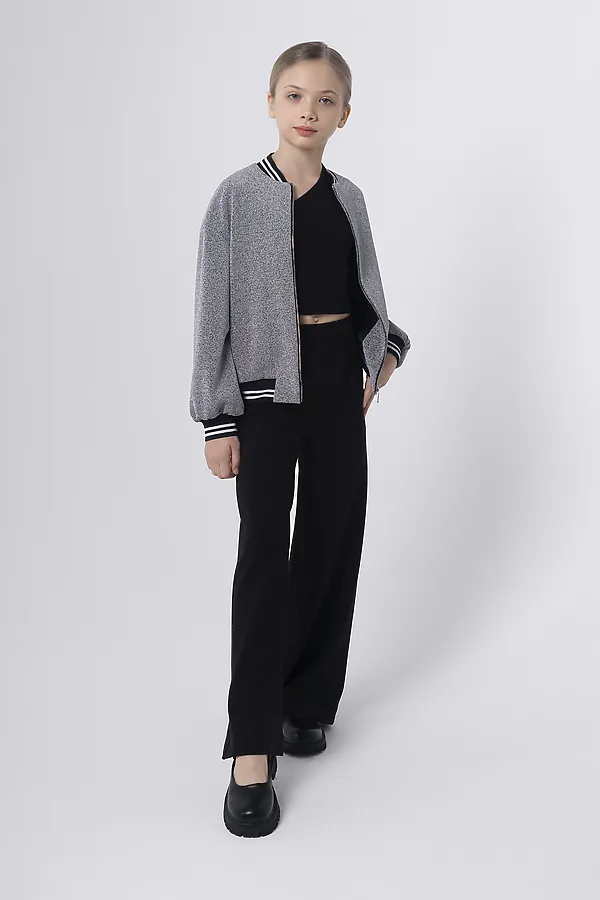 Бомбер SMENA, серебро - фото 2