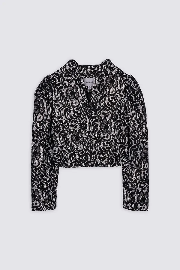 Жакет SMENA, черный/белый - фото 2