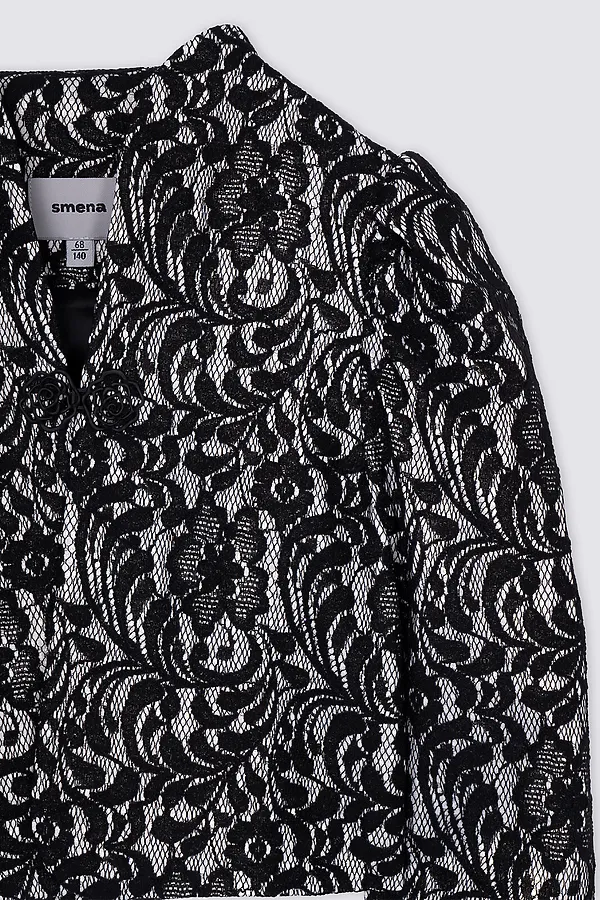 Жакет SMENA, черный/белый - фото 2