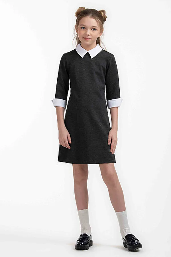 Платье SMENA, серый - фото 2