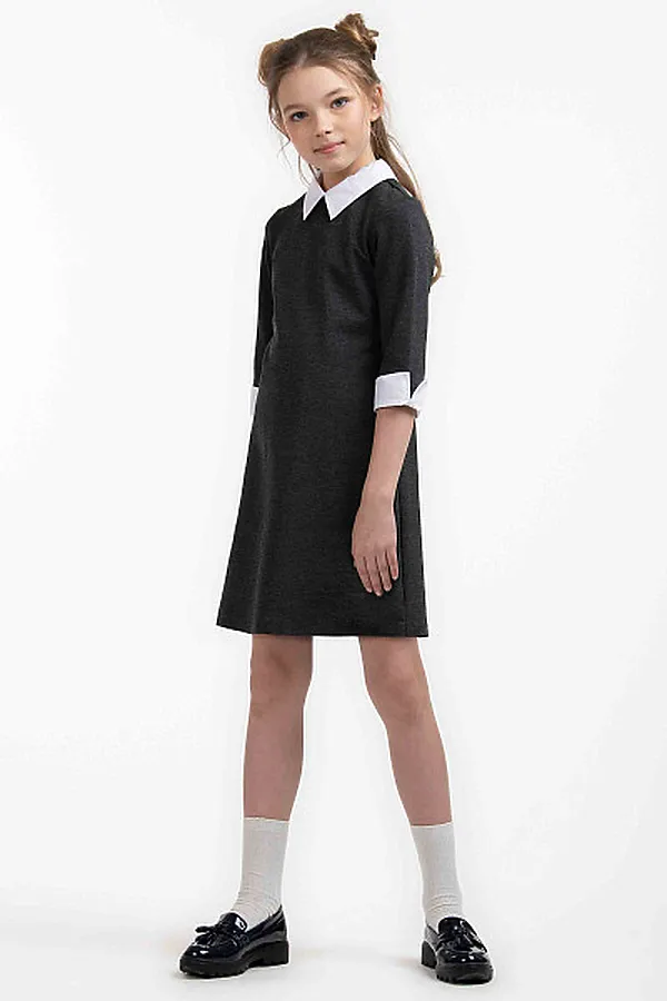 Платье SMENA, серый - фото 2