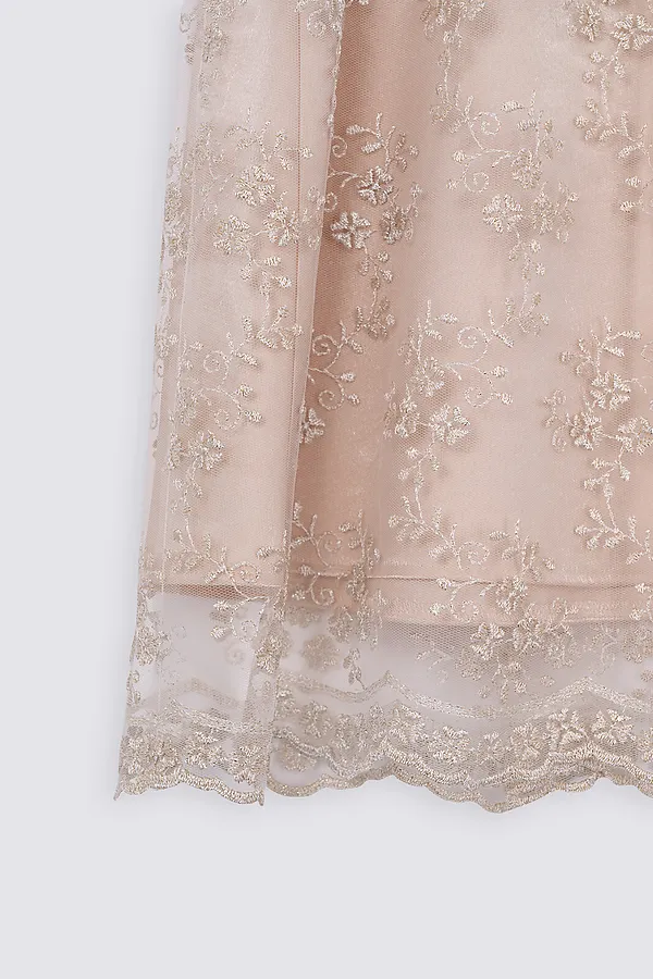 Платье SMENA, бежевое золото - фото 2