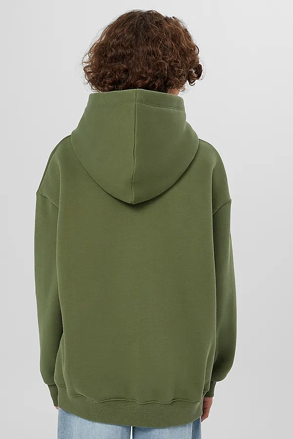 Худи MARK FORMELLE, оливин +печать - фото 2