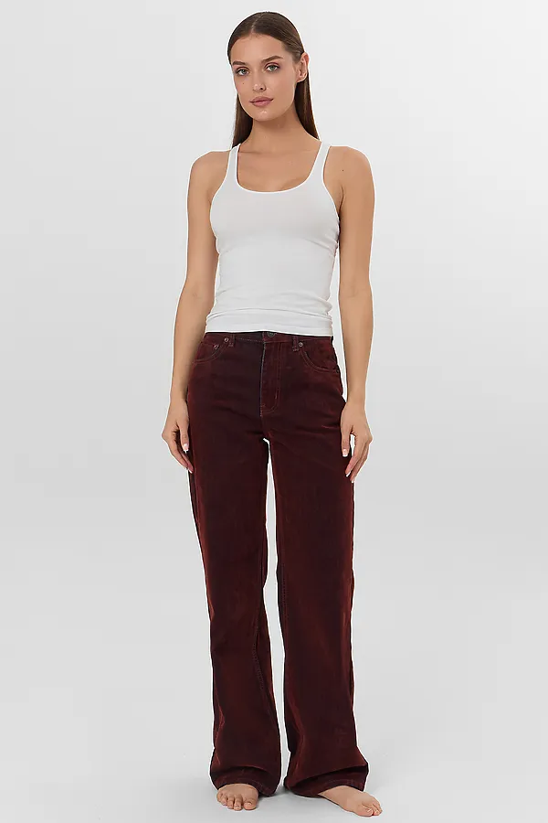 Джинсы MARK FORMELLE, темная терракота - фото 2