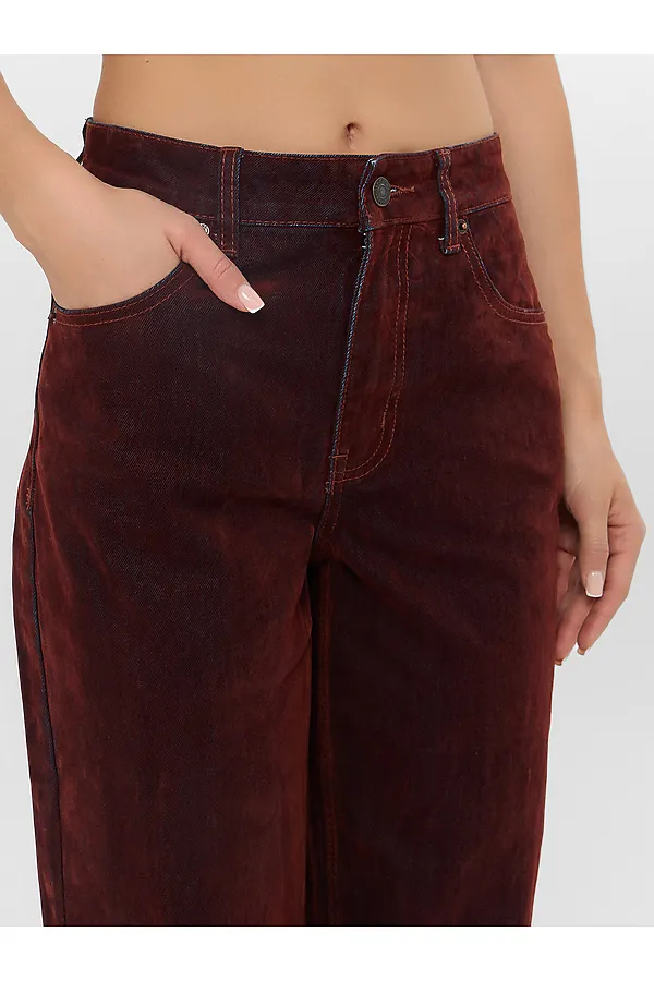 Джинсы MARK FORMELLE, темная терракота - фото 2