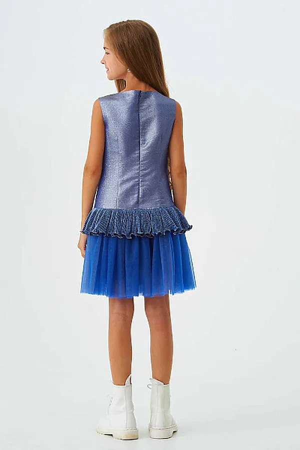 Платье SMENA, синий металлик - фото 2