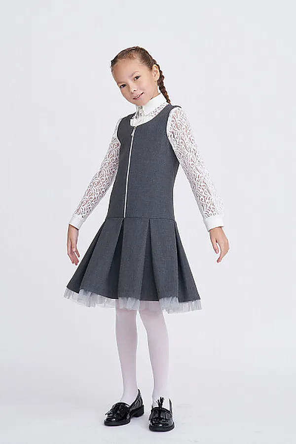 Сарафан SMENA, серый - фото 2