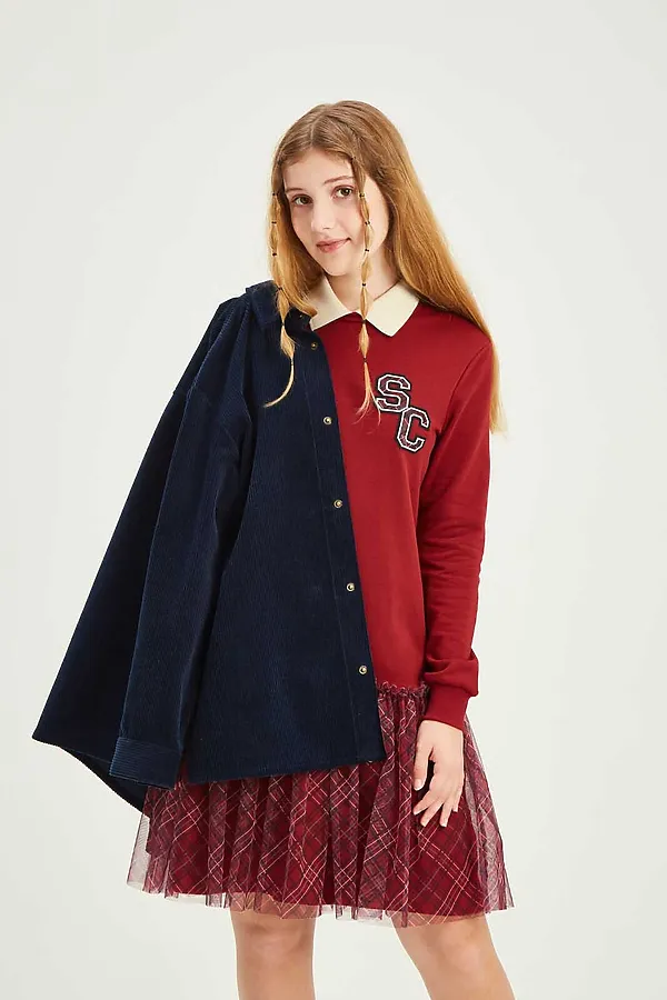 Платье SMENA, бордовый - фото 2