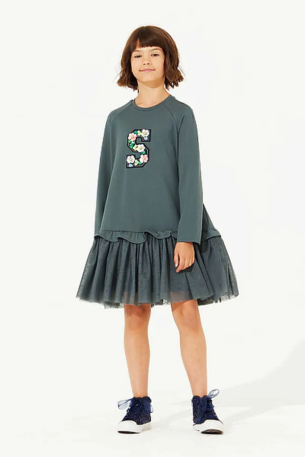 Платье SMENA, темно-зеленый - фото 2