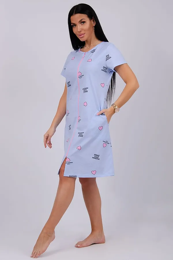 Халат Красотка НАТАЛИ, сердечки - фото 2