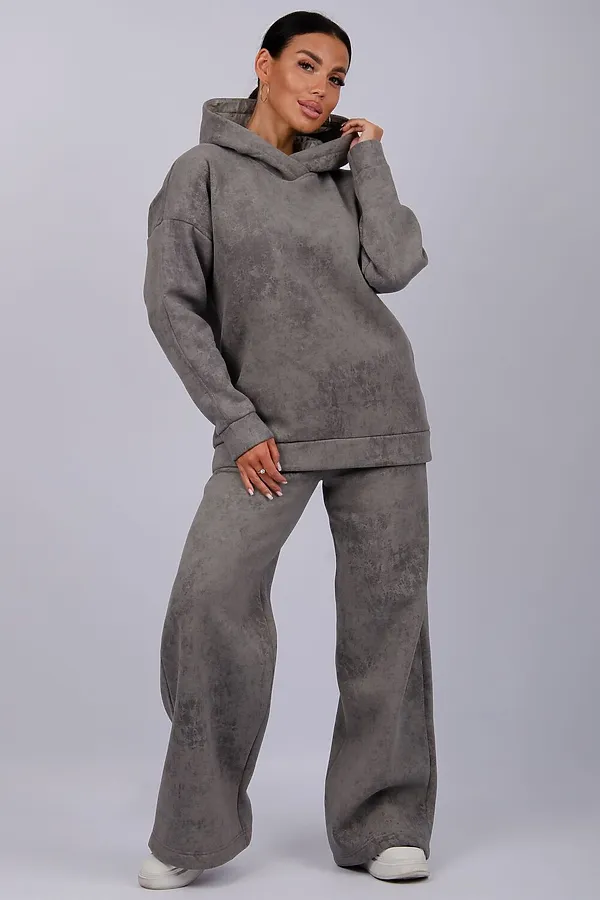 Костюм с брюками Винтаж НАТАЛИ, темно-серый - фото 2