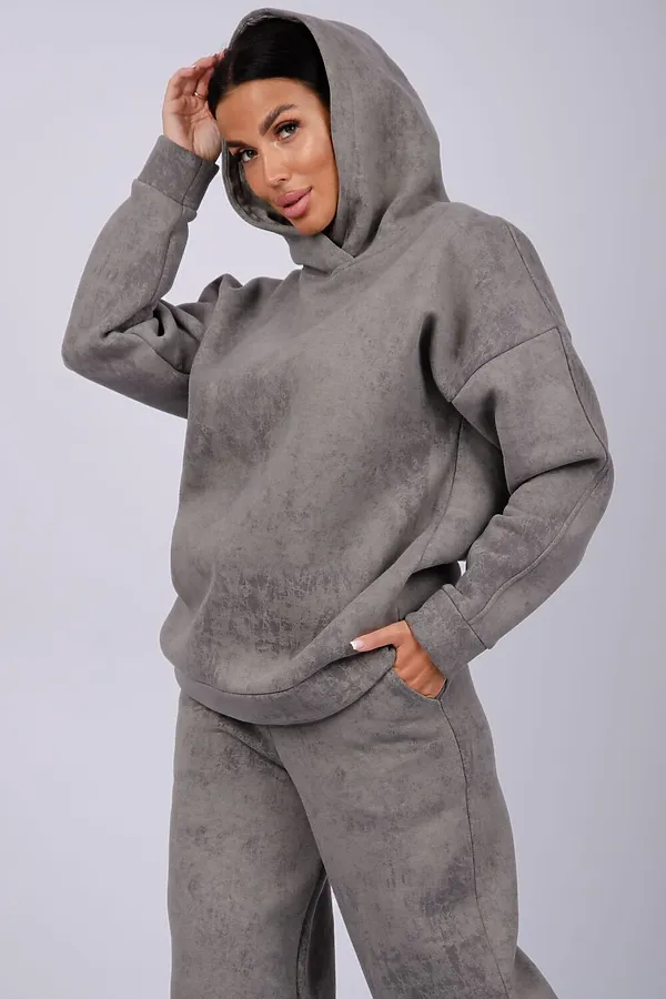 Костюм с брюками Винтаж НАТАЛИ, темно-серый - фото 2