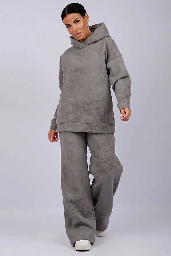 Костюм с брюками Винтаж НАТАЛИ, темно-серый - фото 2