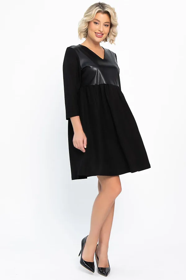 Платье LADY TAIGA, черное - фото 2