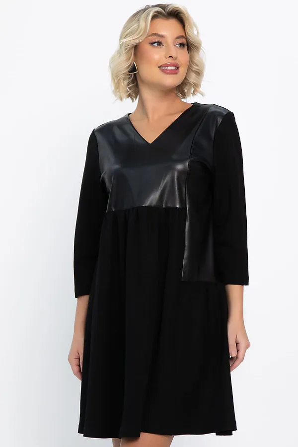 Платье LADY TAIGA, черное - фото 2