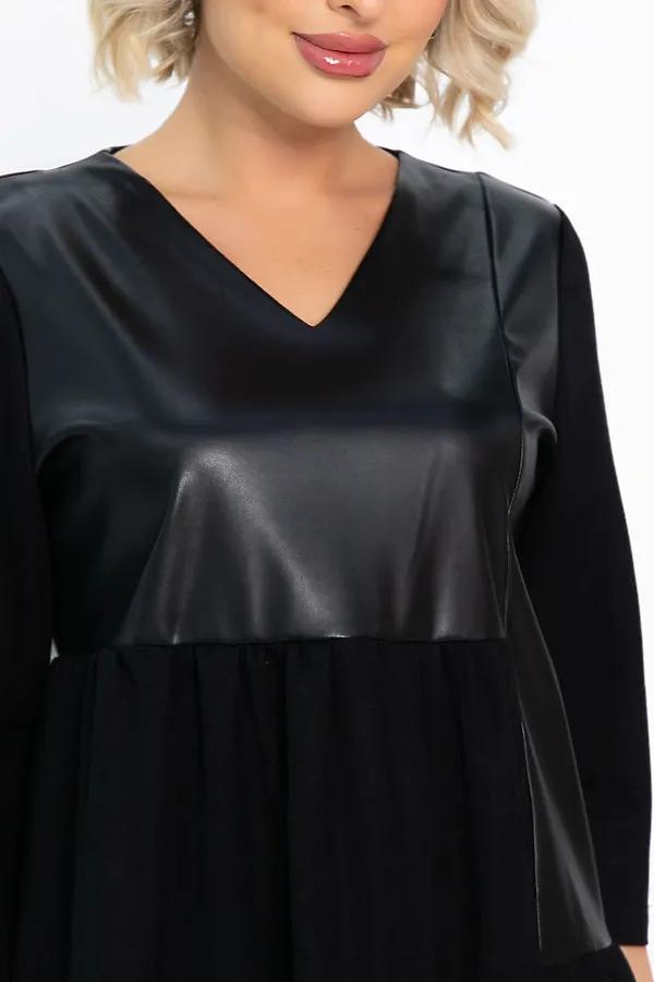 Платье LADY TAIGA, черное - фото 2