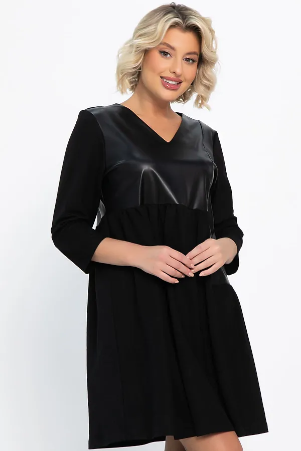 Платье LADY TAIGA, черное - фото 2