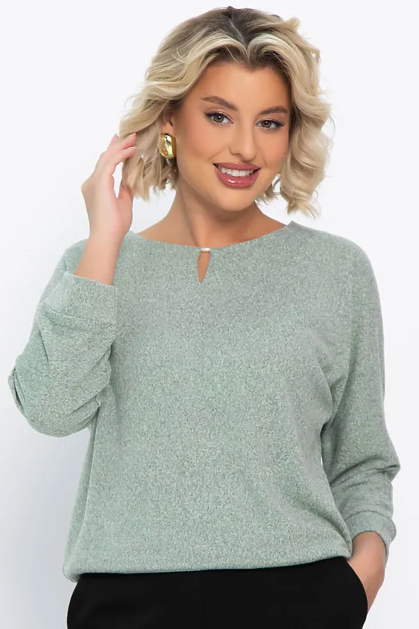 Джемпер LADY TAIGA, фисташковый - фото 2