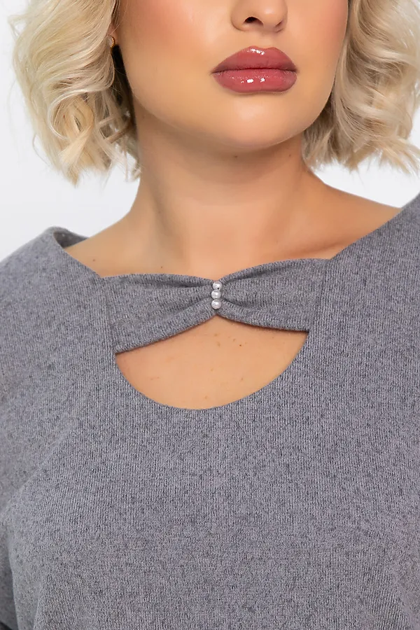 Джемпер LADY TAIGA, светло-серый - фото 2