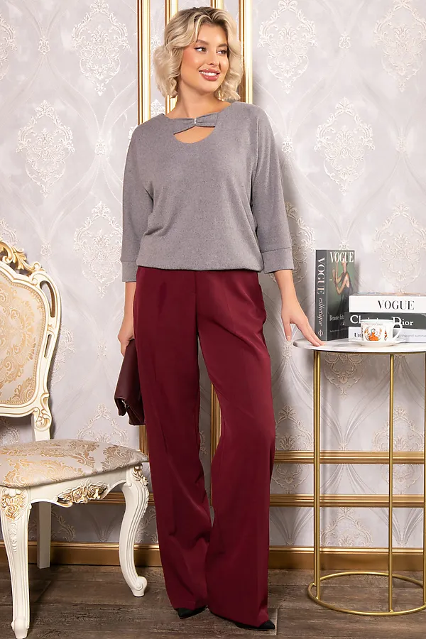 Джемпер LADY TAIGA, светло-серый - фото 2