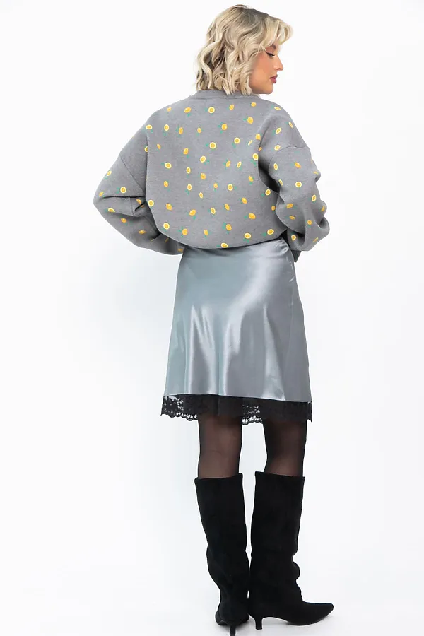 Юбка LADY TAIGA, серебро - фото 2