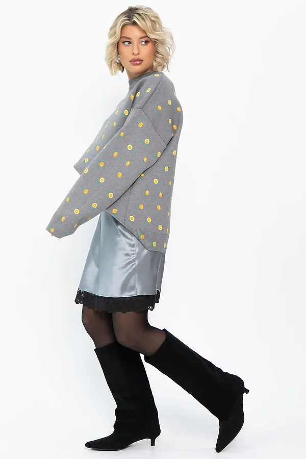 Юбка LADY TAIGA, серебро - фото 2