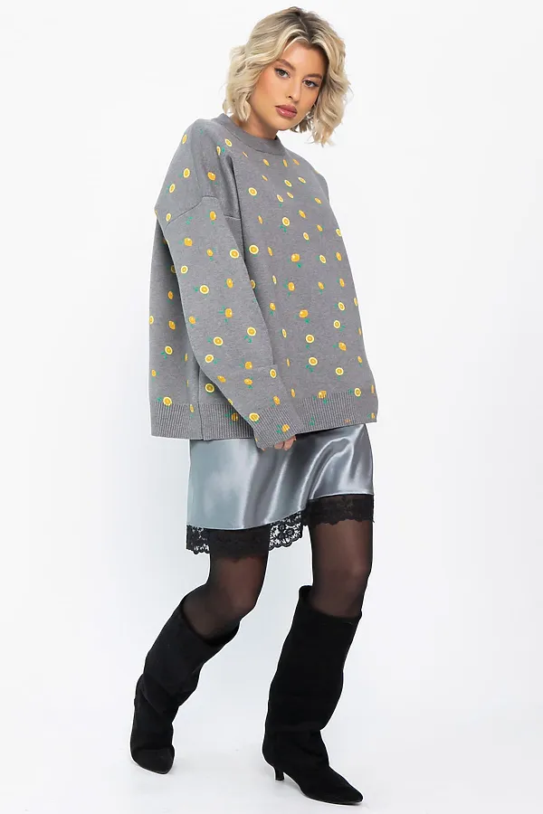 Юбка LADY TAIGA, серебро - фото 2