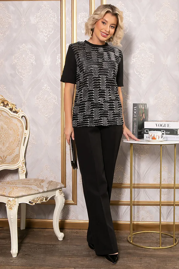 Футболка LADY TAIGA, черная - фото 2