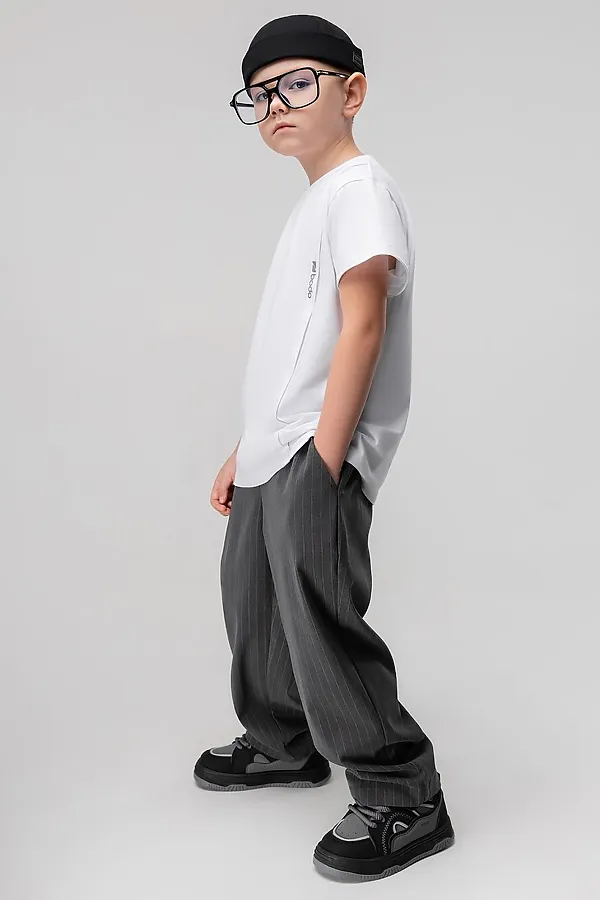 Брюки BODO, серый (белый) - фото 2