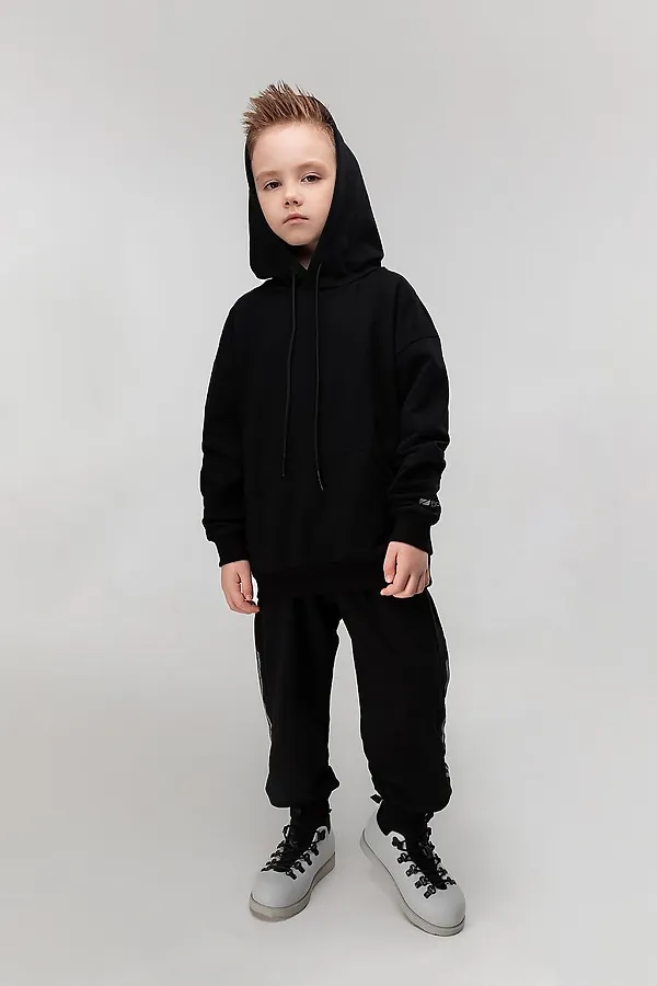Костюм (Худи+Брюки) BODO, черный - фото 2
