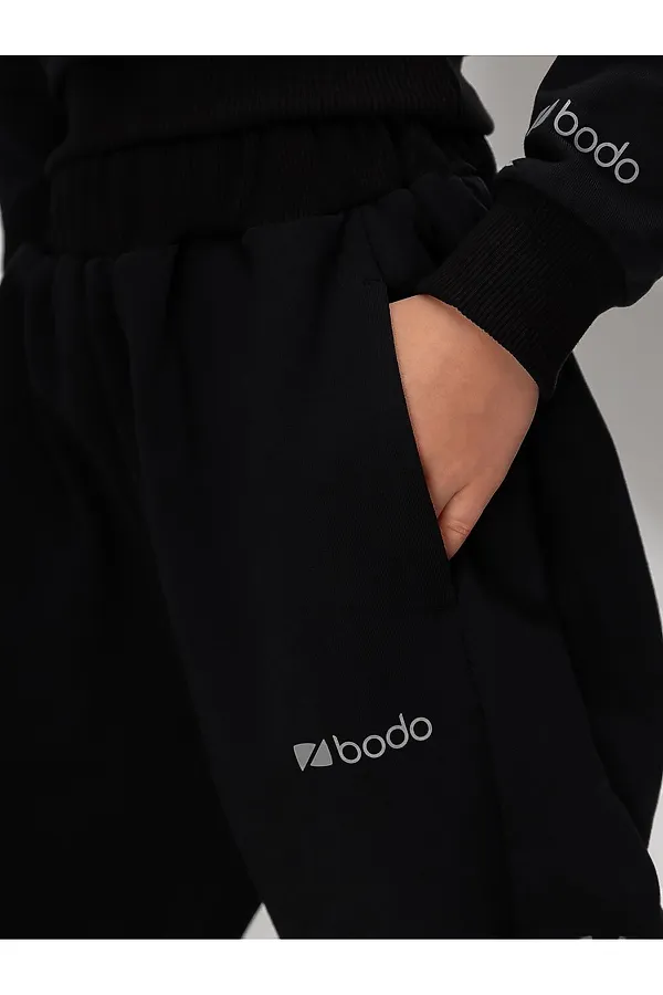 Костюм (Худи+Брюки) BODO, черный - фото 2