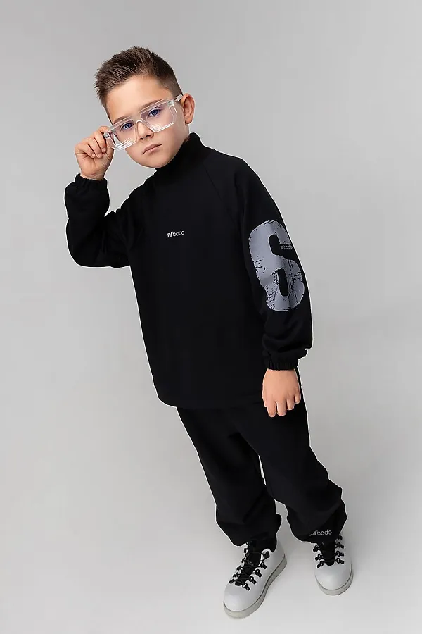 Костюм (Джемпер+Брюки) BODO, черный - фото 2