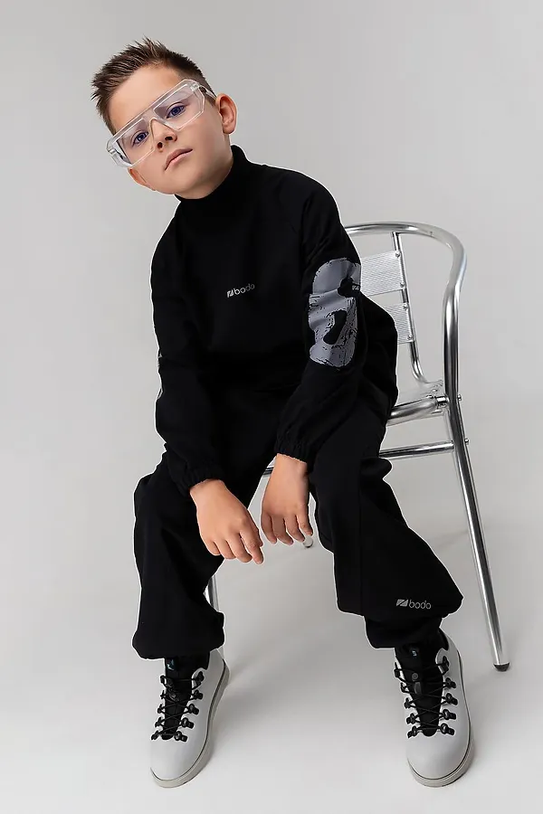 Костюм (Джемпер+Брюки) BODO, черный - фото 2