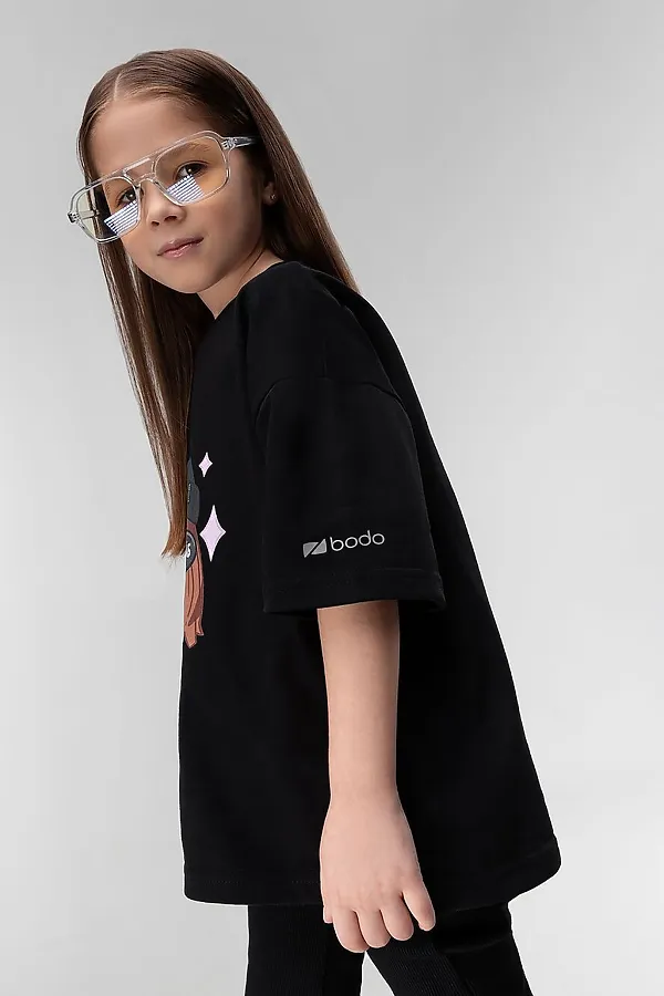 Футболка BODO, черный (мультиколор) - фото 2