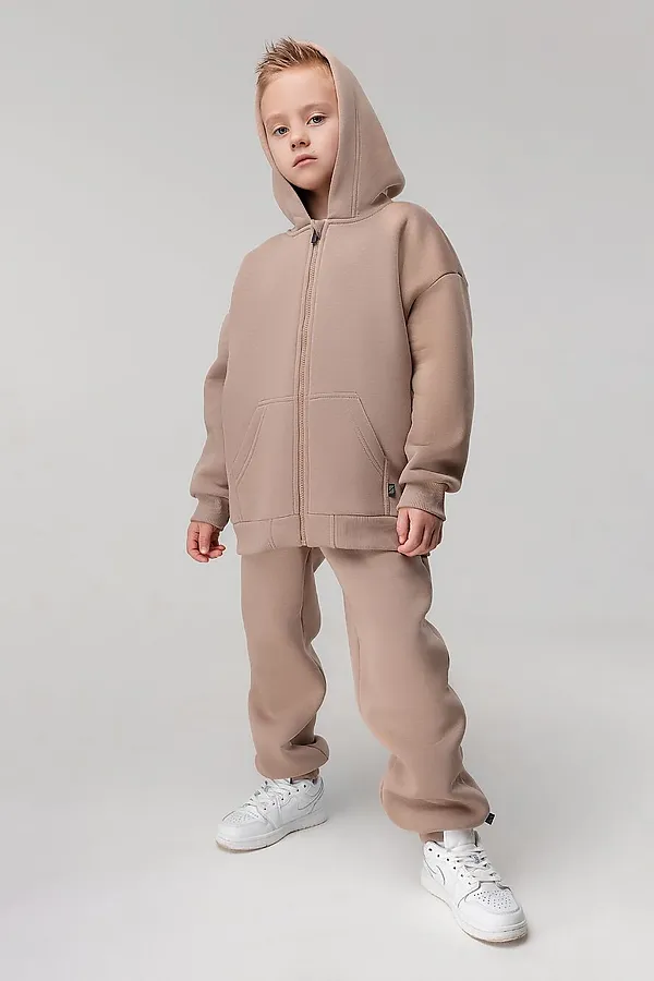 Костюм (Толстовка+Брюки) BODO, бежевый - фото 2