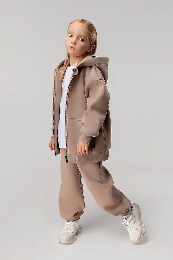 Костюм (Толстовка+Брюки) BODO, бежевый - фото 2