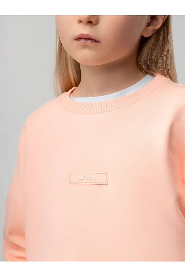 Костюм (Свитшот+Брюки) BODO, персиковый - фото 2