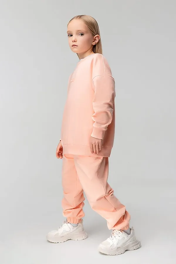 Костюм (Свитшот+Брюки) BODO, персиковый - фото 2