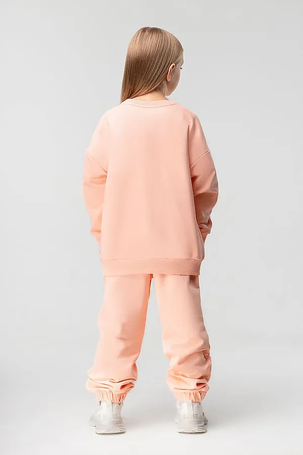 Костюм (Свитшот+Брюки) BODO, персиковый - фото 2