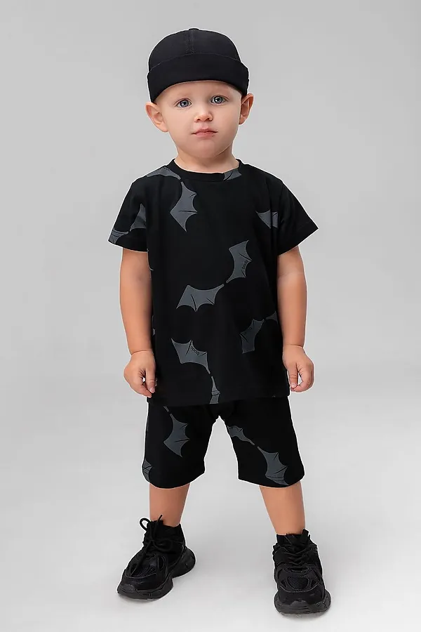Костюм (Футболка+Шорты) BODO-S, черный (темно-серый) - фото 2
