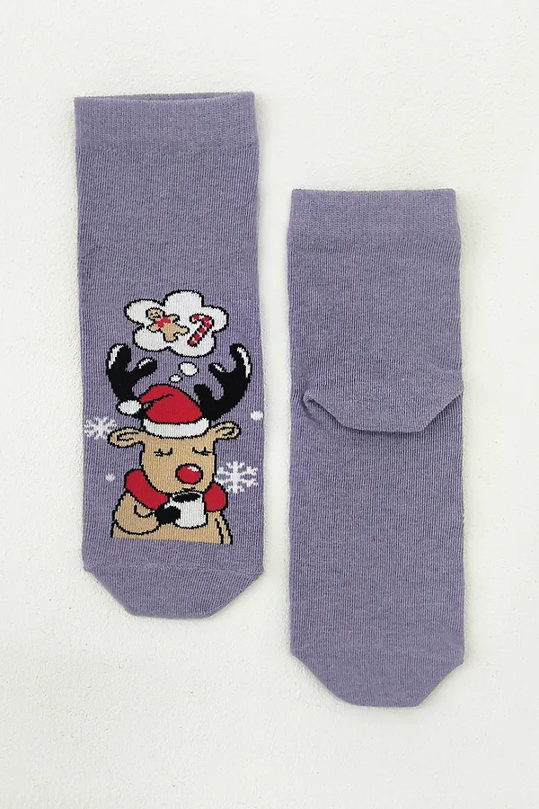 Носки стандарт Мечта (набор 3 пары) НАТАЛИ, голубой, лиловый, персик - фото 2